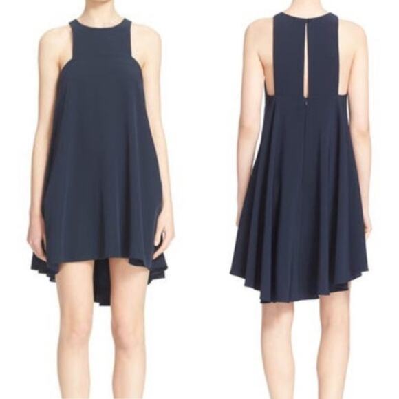 Milly Cady Collection Angular Trapeze Mini Sleeveless Party Dress with POCKETS - Picture 1 of 14